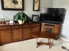 Solid mahogany sideboard for sale  BLACKBURN