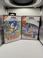 Sonic The Hedgehog 1 + 2 Sega Master System Game Bundle Lot - PAL, usado comprar usado  Enviando para Brazil