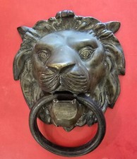 Antique brass lion for sale  Big Spring