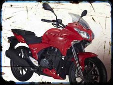 Metal sign motorbike for sale  UK