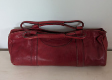 Borsa pelle rossa usato  Fermo
