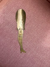 Usado, Antiga buzina de sapato alça esculpida em latão 9” feminina perna bota sapato buzina comprar usado  Enviando para Brazil