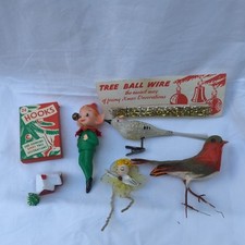 Vintage christmas decorations for sale  SOUTHSEA