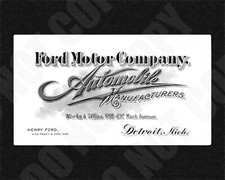 Usado, Cartão de visita original de 1903 de Henry Ford da Ford Motor Company foto 8x10 comprar usado  Enviando para Brazil
