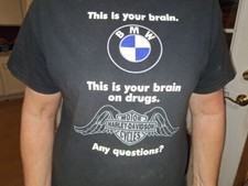 Camisetas "Brain Shirt" Gildan BMW Motorcycles GG comprar usado  Enviando para Brazil