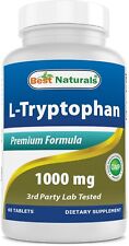 Best Naturals L-triptofano 1000 mg 60 comprimidos comprar usado  Enviando para Brazil