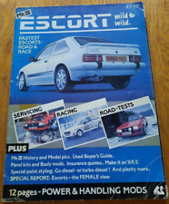 Usado, 1985 FORD ESCORT SUAVE A SELVAGEM revista carro brochura catálogo do Reino Unido comprar usado  Enviando para Brazil