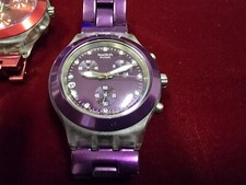 Swatch Irony Diaphane Chrono Full-Blooded Blueburry - SVCM4048AG Raro comprar usado  Enviando para Brazil