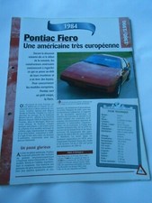 Pontiac fiero américaine d'occasion  La Verpillière