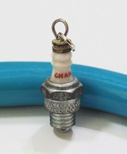 Usado, Antigo NÃO Prata Esterlina CHAMPION SPARK PLUG Carros Pulseira Automática Charme RARO comprar usado  Enviando para Brazil