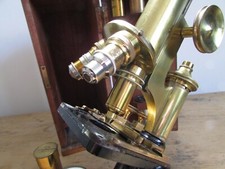 Beck brass microscope for sale  SOUTHEND-ON-SEA
