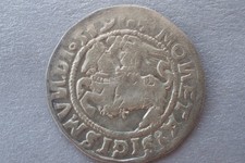 Poland Półgrosz Zygmunt I Stary 5191 /1519/ Błąd w dacie . Bardzo rzadki   RRR na sprzedaż  PL