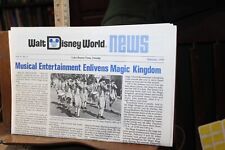 Papel de noticias original de Walt Disney World de febrero de 1979 segunda mano  Embacar hacia Argentina