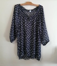 Blouse bleu marine d'occasion  Bourg-de-Thizy