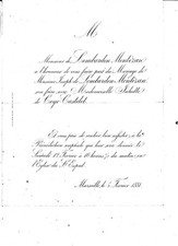 1881 faire part d'occasion  Toulouse-