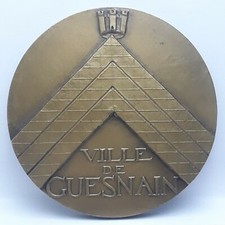Médaille ville guesnain d'occasion  Gignac-la-Nerthe