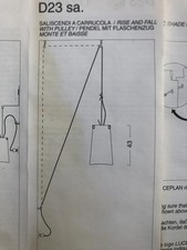 Lampada sospensione lucilla usato  Bari