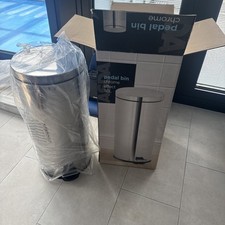 Pedal bin chrome for sale  SAWBRIDGEWORTH