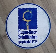 Werbe blechschild augustiner gebraucht kaufen  Edling