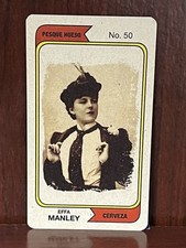 Cartão de teste Effa Manley GANADOR #50 MESQUE HUESO CERVEZA comprar usado  Enviando para Brazil