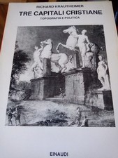 Richard krautheimer tre usato  Alessandria
