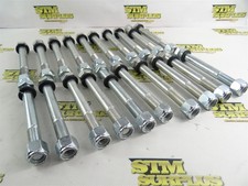 NOVO LOTE DE 20 PARAFUSOS DE CABEÇA SEXTAVADA 5/8"-11 X 5-3/8" GR5 + PORCAS E ARRUELAS DE TRAVA NYLOC, usado comprar usado  Enviando para Brazil