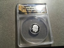 2011-S 10c ANACS PR70DCAM ROOSEVELT DIME PROOF DEEP CAMEO PR 70 DC FIRST STRIKE comprar usado  Enviando para Brazil