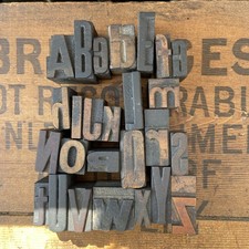 Vintage wooden printing for sale  MATLOCK