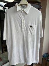 Camisa polo vintage Izod Lacoste branca manga curta anos 70 tênis golfe EUA comprar usado  Enviando para Brazil