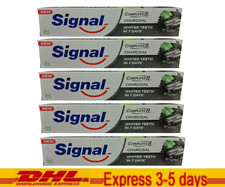 5 pacotes X 100 ml Signal Complete 8 creme dental com carvão branco da Unilever comprar usado  Enviando para Brazil