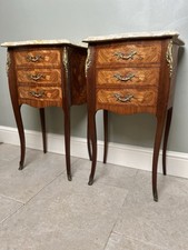 French marquetry bedside for sale  LEICESTER
