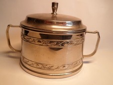 Jugendstil zuckerdose metall gebraucht kaufen  Bielefeld