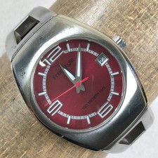 Shark Freestyle Feminino 3152-07 Mostrador Vermelho Data Tom Prata Quartzo 31mm Relógio 6 3/4", usado comprar usado  Enviando para Brazil