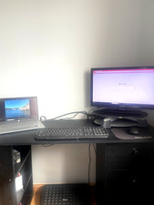 Black computer desk for sale  LIVINGSTON
