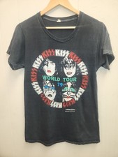 Camiseta Masculina Vintage Kiss 1979 Og World Tour Rock Concert Band Tamanho Grande 42-44 (SS) comprar usado  Enviando para Brazil