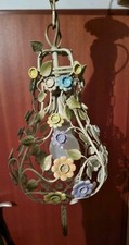 Vintage hängelampe floralen gebraucht kaufen  Kriftel
