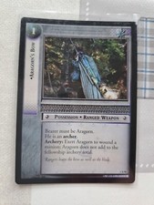 Senhor dos Anéis tcg Fellowship of the Ring Aragorn's Bow 1R90 cartão foil comprar usado  Enviando para Brazil