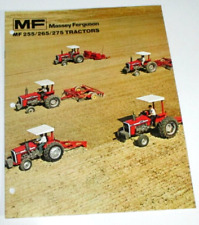 Folheto de vendas de trator Massey Ferguson MF 255 265 275 literatura anúncio 9-75 732AG, usado comprar usado  Enviando para Brazil