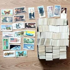 LOTE DE TRABAJO TARJETAS DE TÉ ANTIGUAS BROOKE BOND WINSTON CHURCHILL JESSE OWENS MUHAMMAD ALI ETC segunda mano  Embacar hacia Mexico