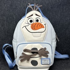 Mini Mochila Disney Loungefly Olaf Frozen 3D Forro de Floco de Neve Alças Ajustáveis comprar usado  Enviando para Brazil
