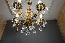 Candelabro antigo vitoriano ornamentado clássico latão sólido cristal 5 luzes comprar usado Candelabro antigo vitoriano ornamentado clássico latão sólido cristal 5 luzes comprar usado  Enviando para Brazil