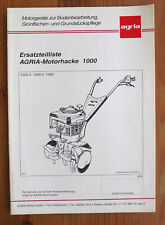 Agria 1000 ersatzteilliste gebraucht kaufen  Dobel
