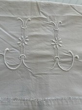 Drap coton monogramme d'occasion  Carry-le-Rouet