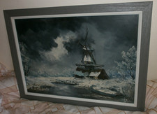 Dramatic oil canvas for sale  BIGGAR