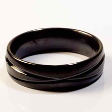 Bague anneau acier d'occasion  Perpignan-