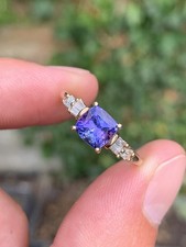 9ct gold tanzanite for sale  BRIGHTON