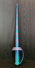 Printed retractable sword for sale  Gold Bar