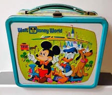 Lancheira de metal vintage dos anos 1970 Walt Disney World - Mickey Mouse - Sem garrafa térmica comprar usado  Enviando para Brazil