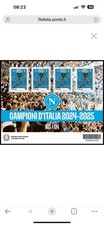 N.4 francobolli calcio usato  Napoli