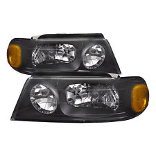 Usado, Faróis para 98-02 Lincoln Navigator preto conjunto de farol esquerdo direito comprar usado  Enviando para Brazil